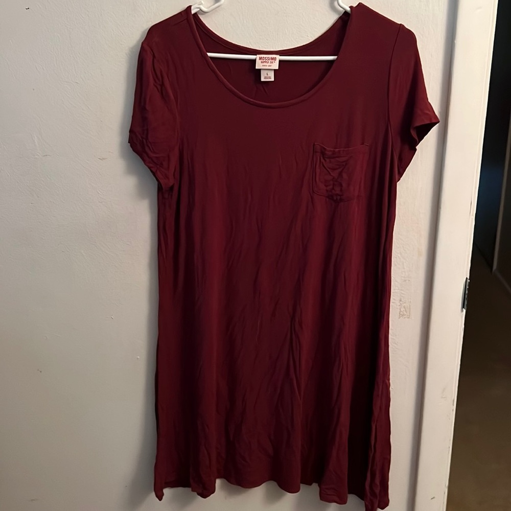 Short sleeve t-shirt dress